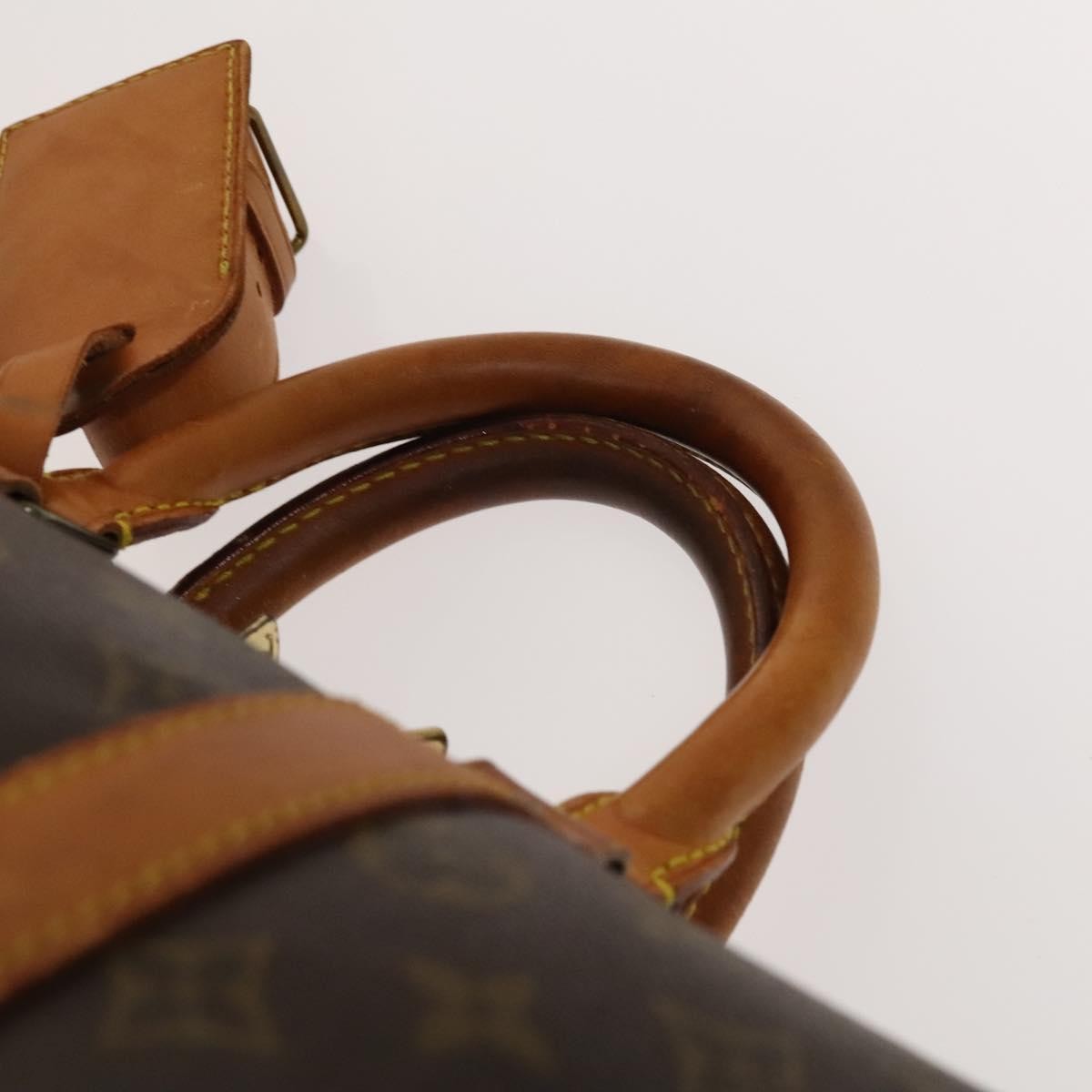Louis Vuitton Keepall Bag Monogram Canvas Brown Canvas Travel Bag Bag (Pre-Owned)
