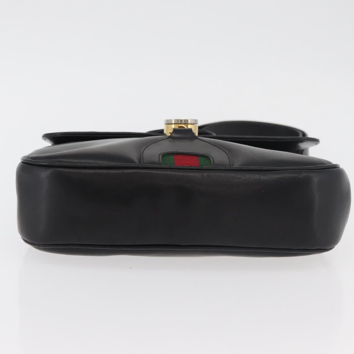 Gucci Sherry Line Shoulder Bag Leather Multicolour Leather Handbag (Pre-Owned)