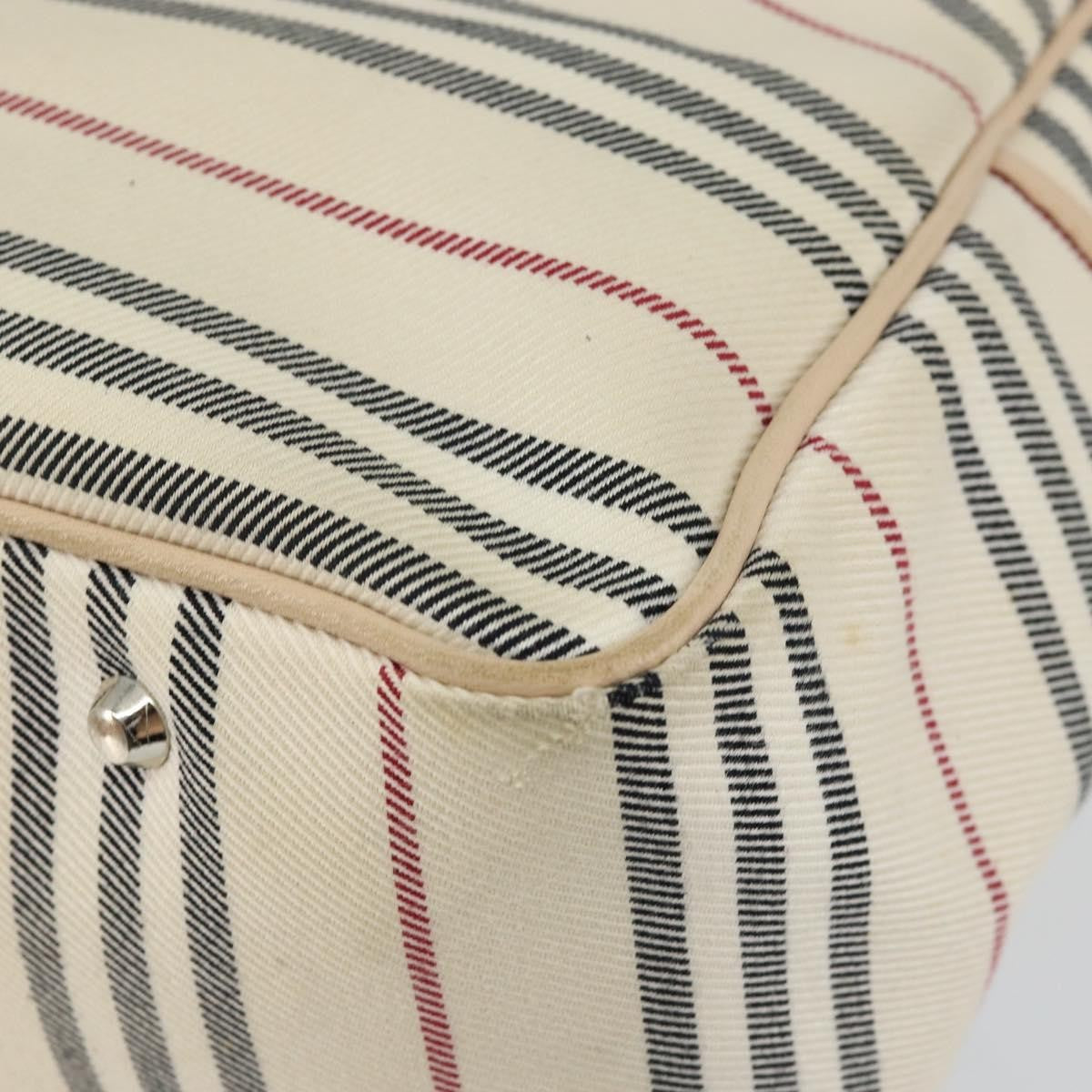 Burberry Nova Check Tote Canvas And Leather Beige Canvas Tote Bag Bag (Pre-Owned)