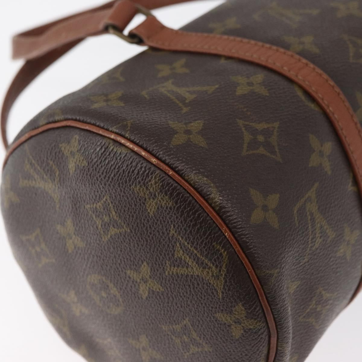 Louis Vuitton Papillon Handbag Monogram Canvas Brown Canvas Handbag (Pre-Owned)
