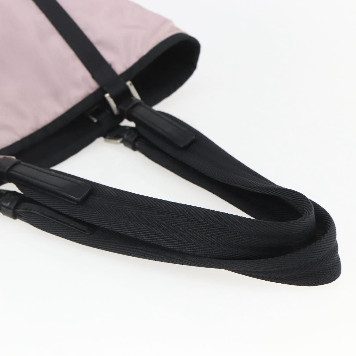Prada Vintage Tote Tessuto Pink Nylon Tote Bag Bag (Pre-Owned)