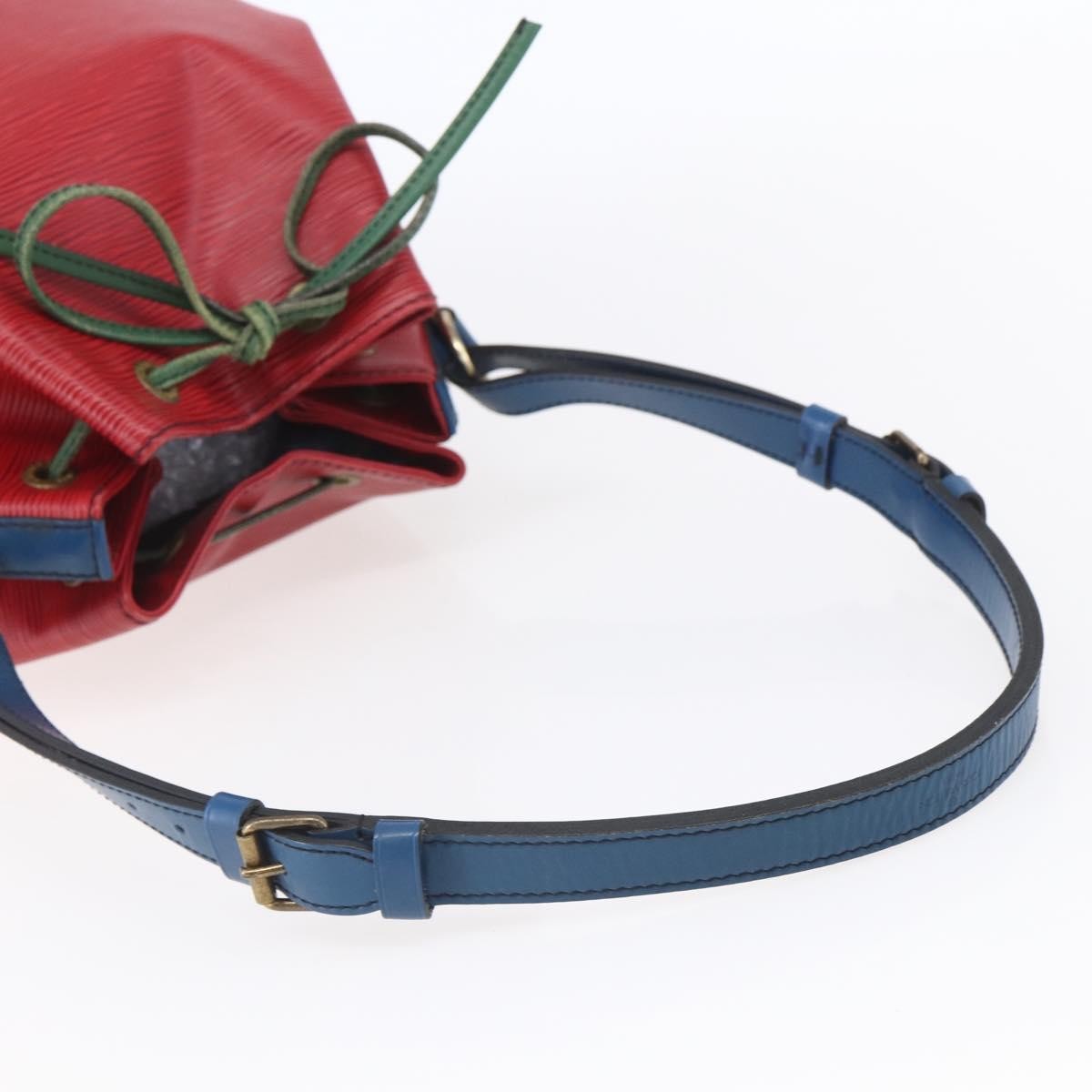 Louis Vuitton Tricolor Noe Handbag Epi Leather Red Leather Shoulder Bag Bag (Pre-Owned)