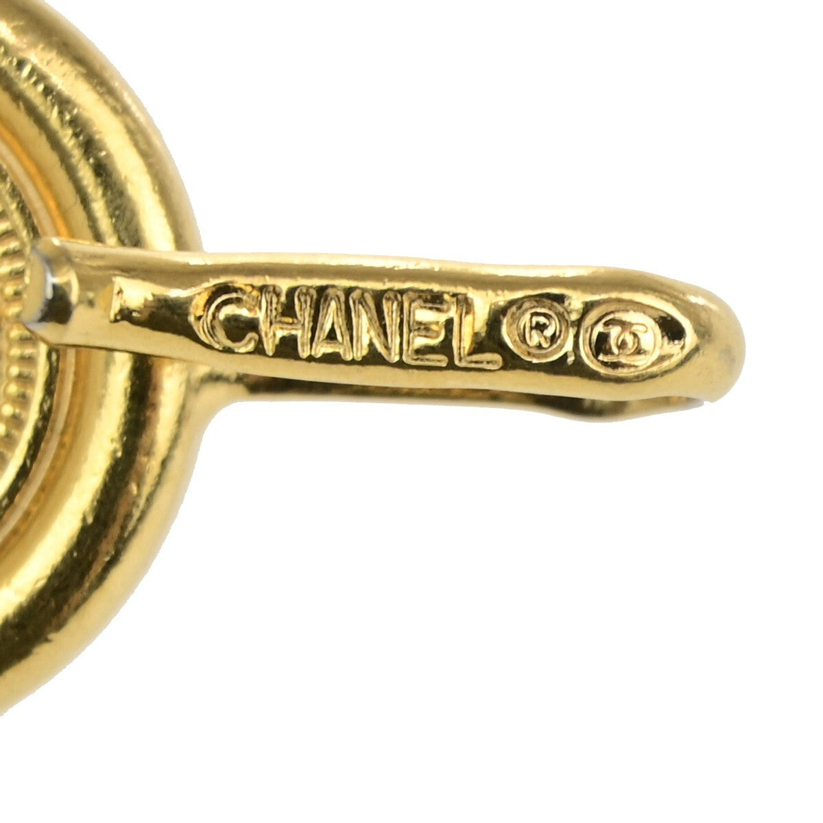 Chanel Vintage Medallion Chain Belt Metal Gold Gold_Plated Belts Accessory (Pre-Owned)