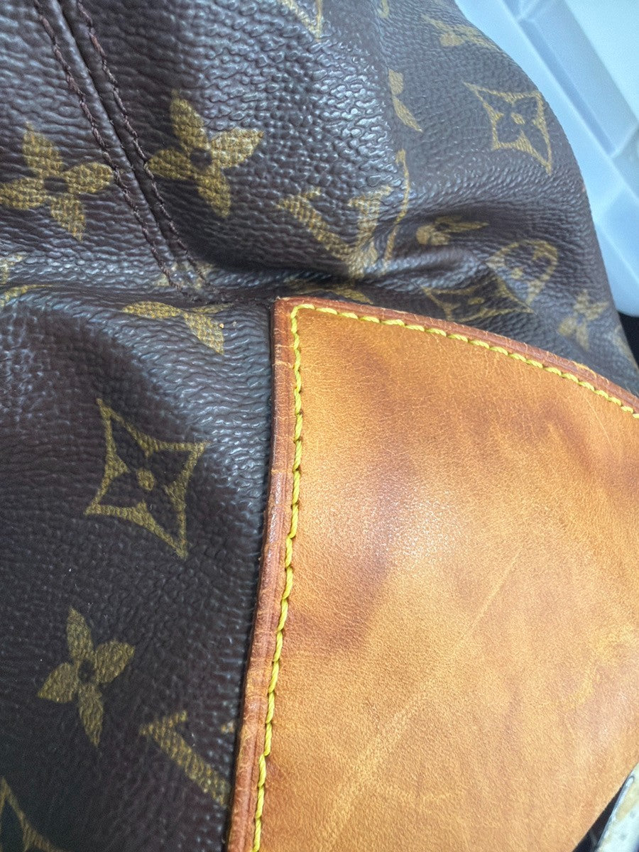 Louis Vuitton Cabas Mezzo Monogram Canvas Brown Canvas Tote Bag Bag (Pre-Owned)