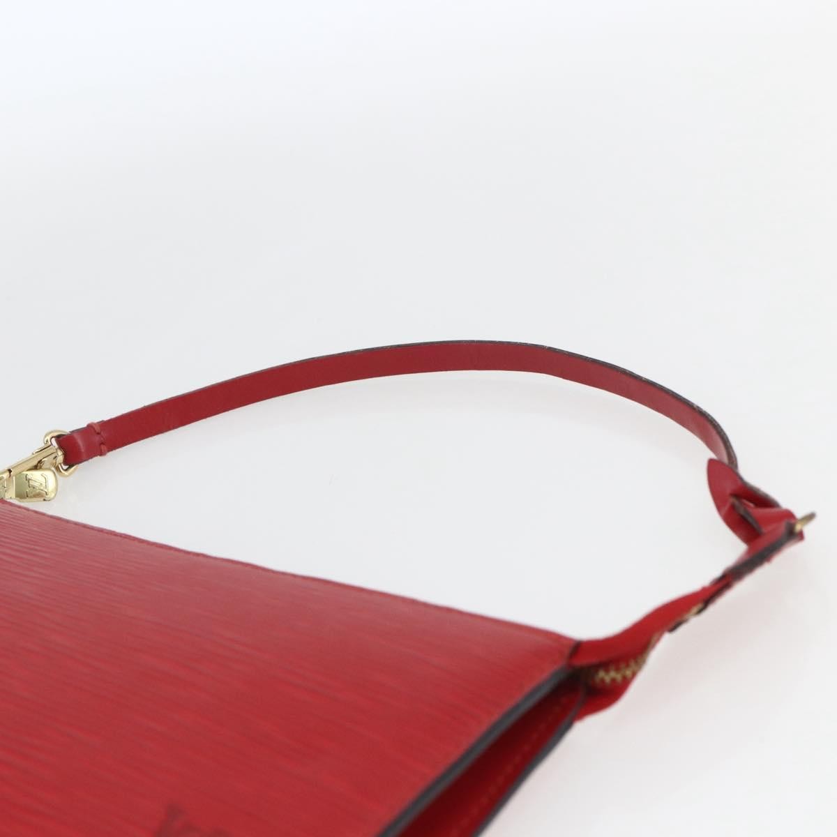 Louis Vuitton Pochette Accessoires Epi Leather Red Leather Clutche & Pouche Bag (Pre-Owned)