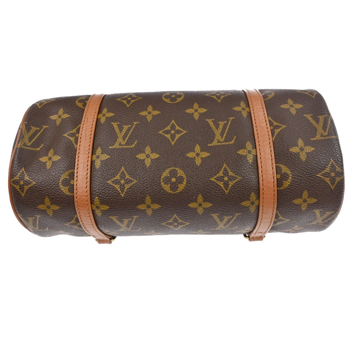 Louis Vuitton Papillon Handbag Monogram Canvas Brown Canvas Handbag (Pre-Owned)