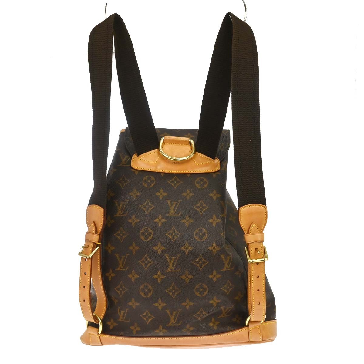 Louis Vuitton Vintage Montsouris Backpack Monogram Canvas Brown Canvas Backpack Bag (Pre-Owned)