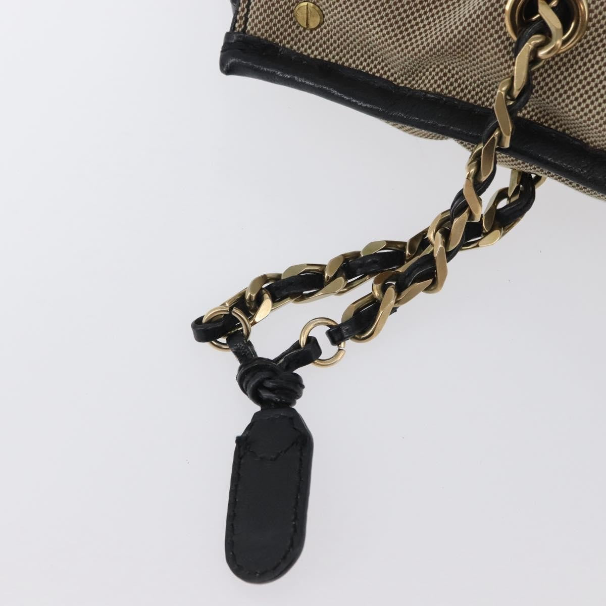 Chloe Vintage Shoulder Bag Canvas Beige Canvas Shoulder Bag Bag (Pre-Owned)