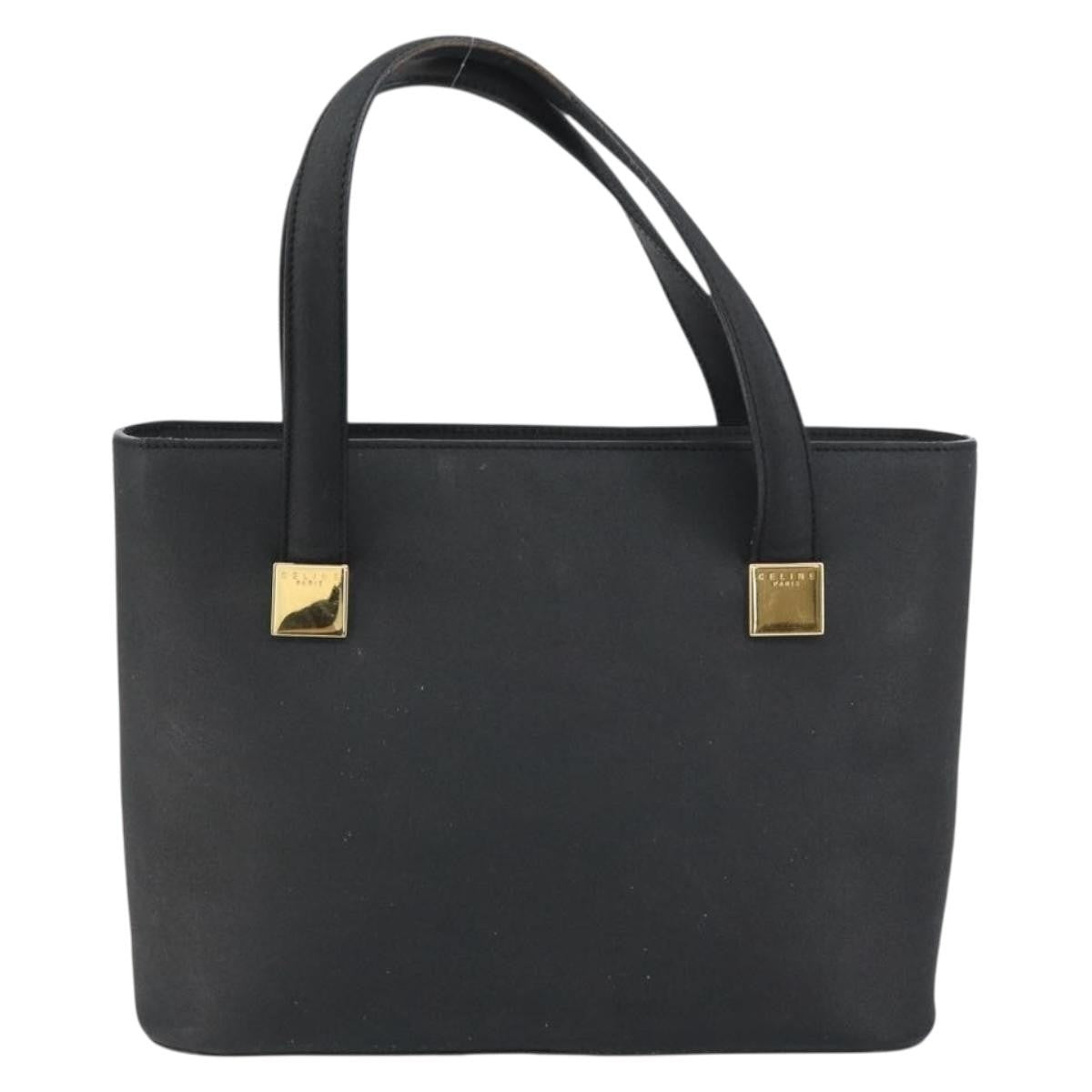 Celine Handbag Leather Black Leather Handbag (Pre-Owned)