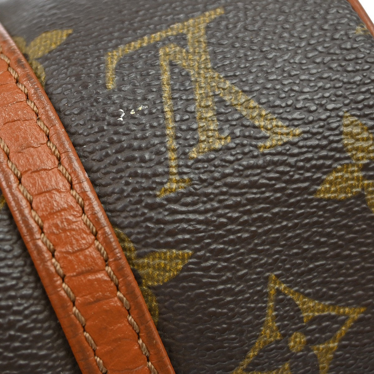 Louis Vuitton Papillon Handbag Monogram Canvas Brown Canvas Handbag (Pre-Owned)