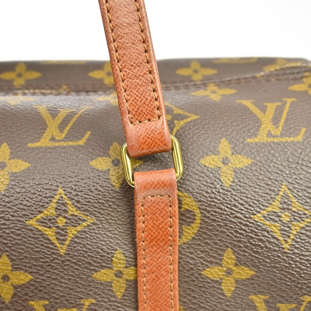 Louis Vuitton Papillon Handbag Monogram Canvas Brown Canvas Handbag (Pre-Owned)