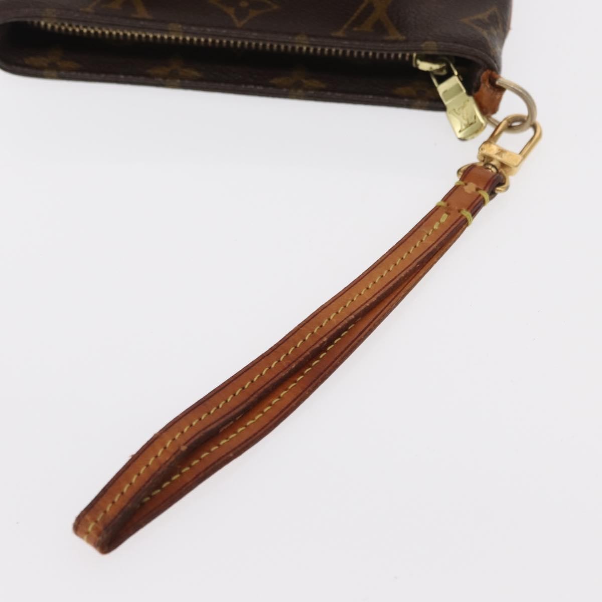 Louis Vuitton Partition Wristlet Clutch Monogram Canvas Brown Canvas Clutche & Pouche Bag (Pre-Owned)