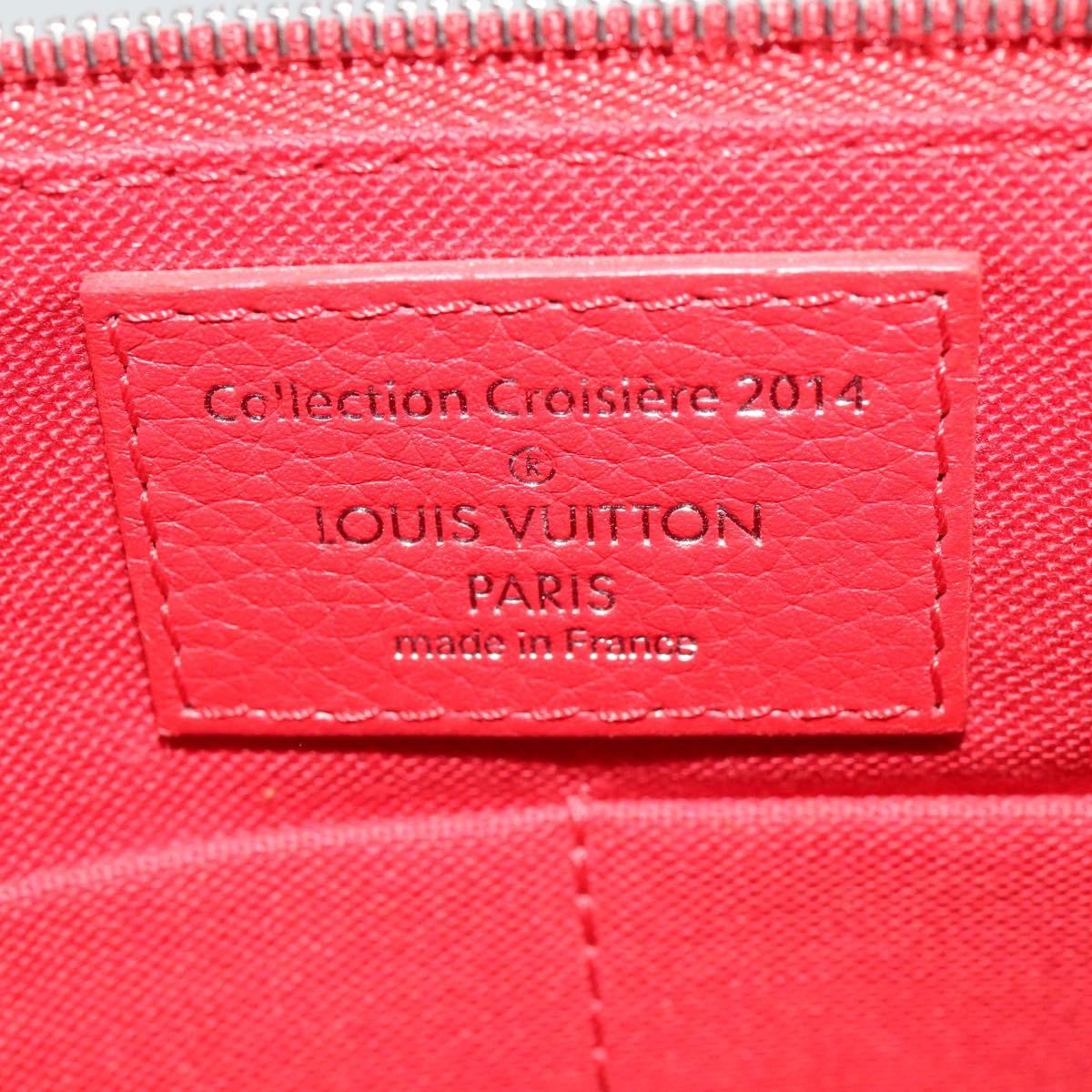 Louis Vuitton Essential Cuir Boheme Handbag Leather Red Leather Shoulder Bag Bag (Pre-Owned)