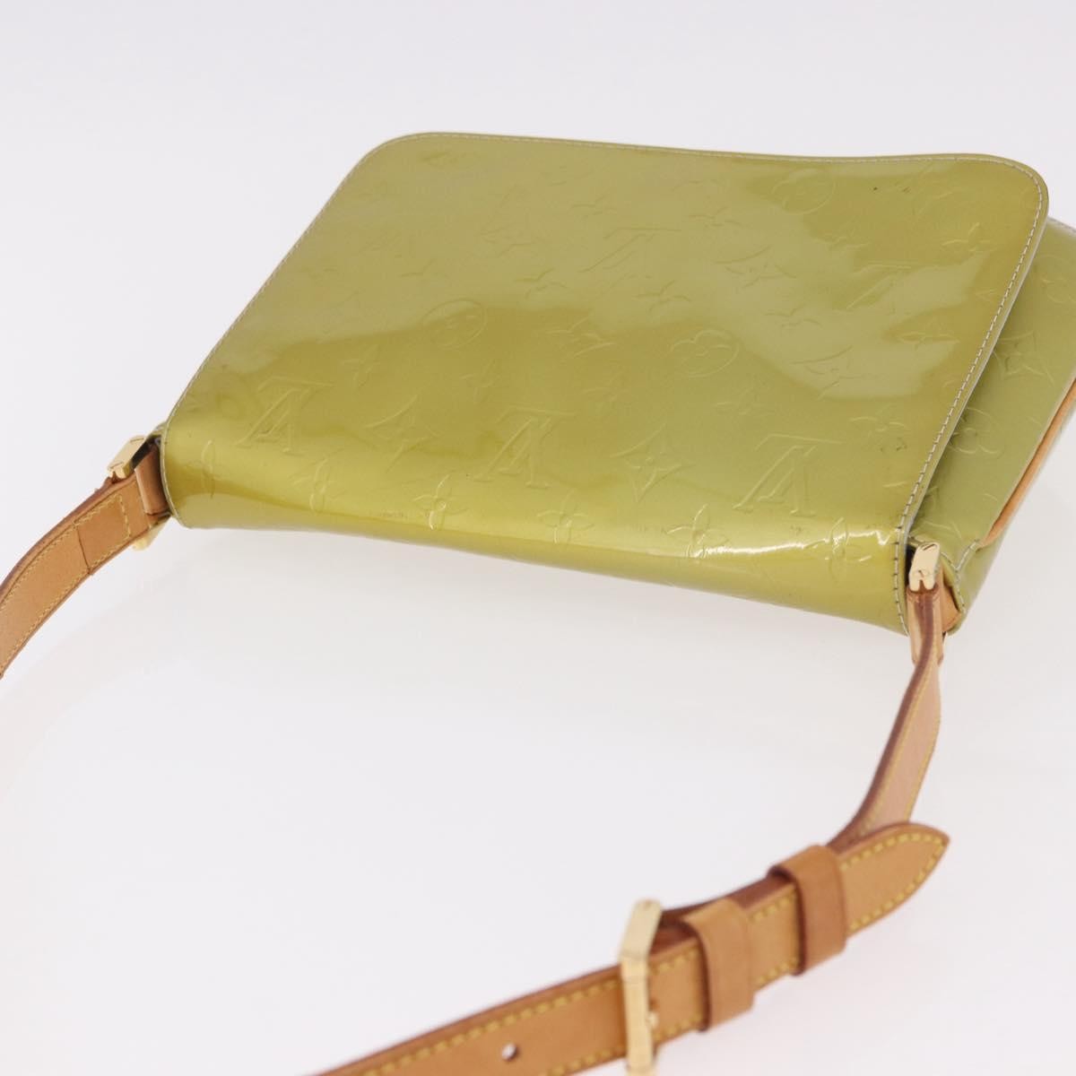 Louis Vuitton Thompson Street Handbag Monogram Vernis Gray Patent_Leather Shoulder Bag Bag (Pre-Owned)