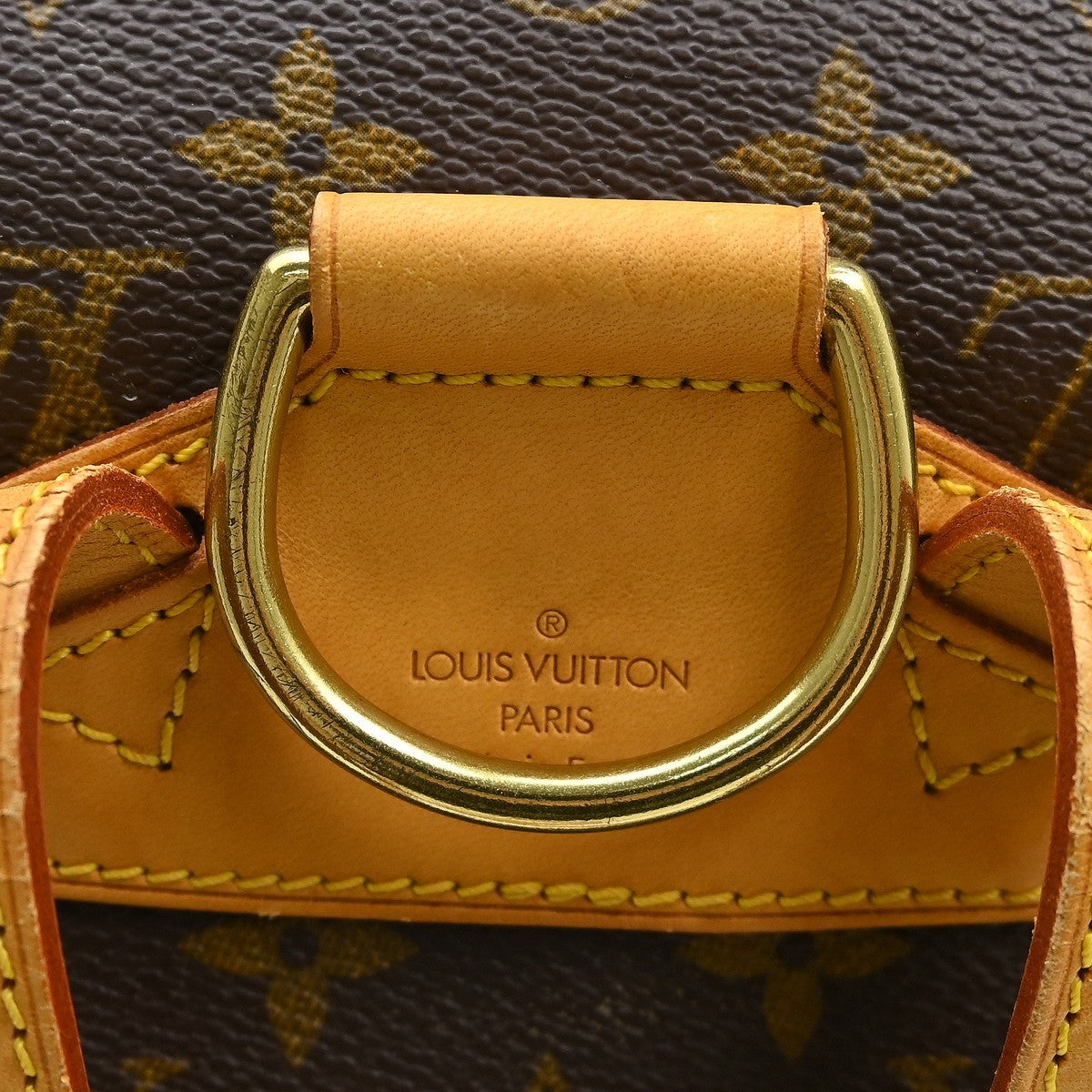Louis Vuitton Vintage Montsouris Backpack Monogram Canvas Brown Canvas Backpack Bag (Pre-Owned)