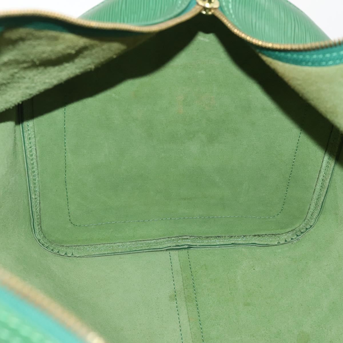 Louis Vuitton Keepall Bag Epi Leather Green Leather Travel Bag Bag (Pre-Owned)