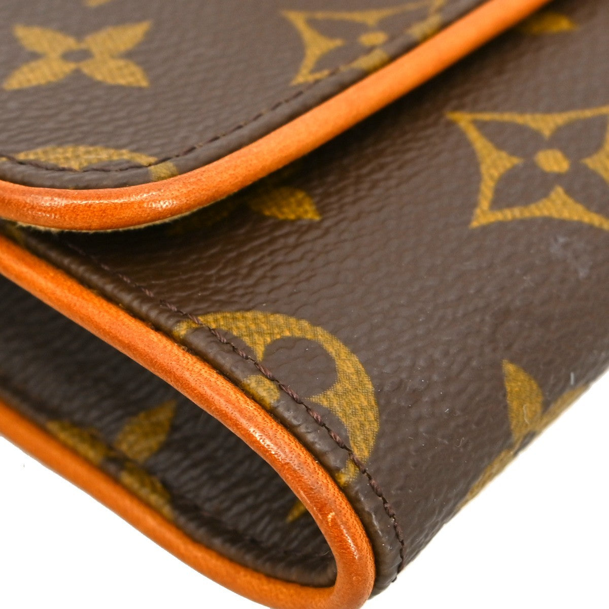 Louis Vuitton Twin Handbag Monogram Canvas Brown Canvas Clutche & Pouche Bag (Pre-Owned)
