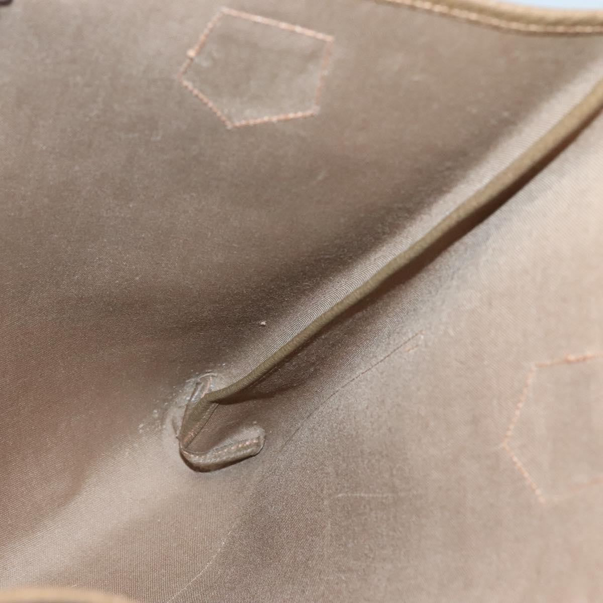 Gucci Vintage Web Strap Tote Gg Coated Canvas Beige Canvas Tote Bag Bag (Pre-Owned)