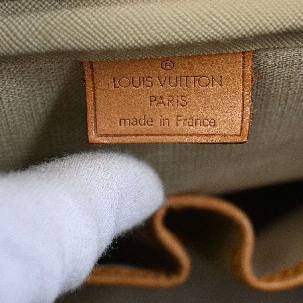 Louis Vuitton Deauville Handbag Monogram Canvas Brown Canvas Handbag (Pre-Owned)