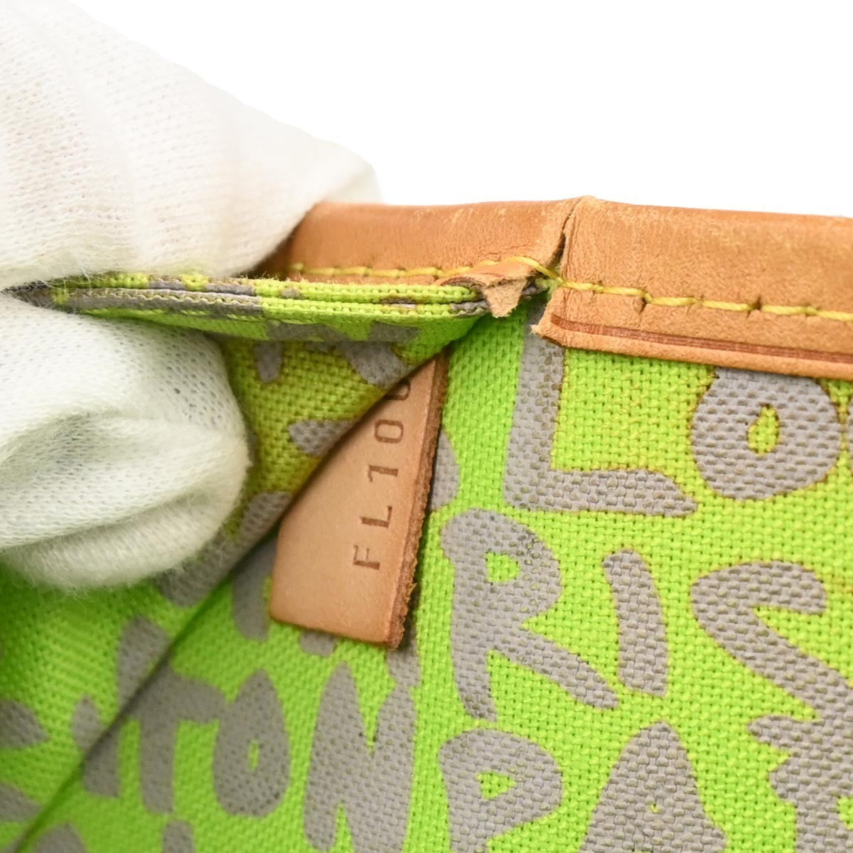 Louis Vuitton Neverfull Tote Limited Edition Monogram Graffiti Green Canvas Tote Bag Bag (Pre-Owned)