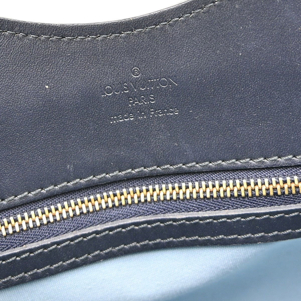 Louis Vuitton Kathleen Tote Mini Lin Blue Canvas Handbag (Pre-Owned)