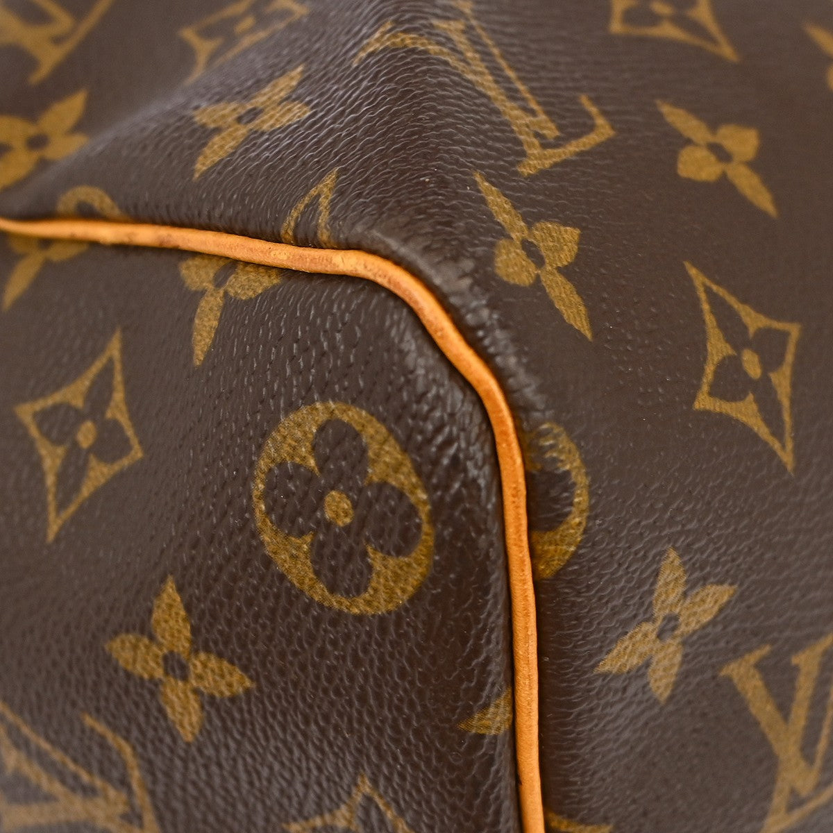 Louis Vuitton Keepall Bag Monogram Canvas Brown Canvas Travel Bag Bag (Pre-Owned)