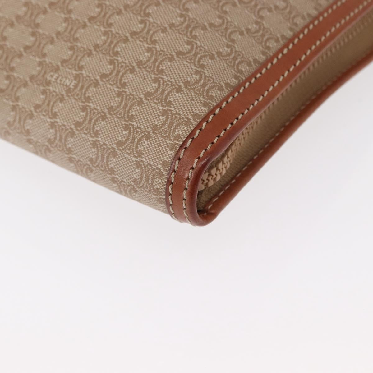 Celine Macadam Pochette Clutch Beige Pvc Clutche & Pouche Bag (Pre-Owned)