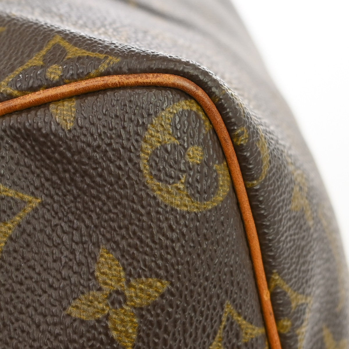 Louis Vuitton Speedy Handbag Monogram Canvas Brown Canvas Handbag (Pre-Owned)