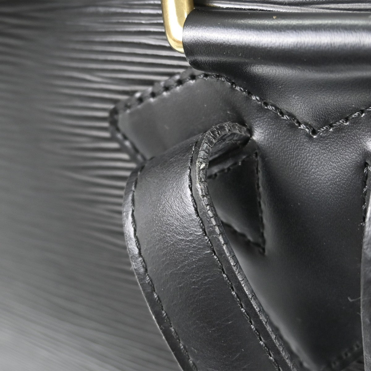 Louis Vuitton Gobelins Backpack Epi Leather Black Leather Backpack Bag (Pre-Owned)