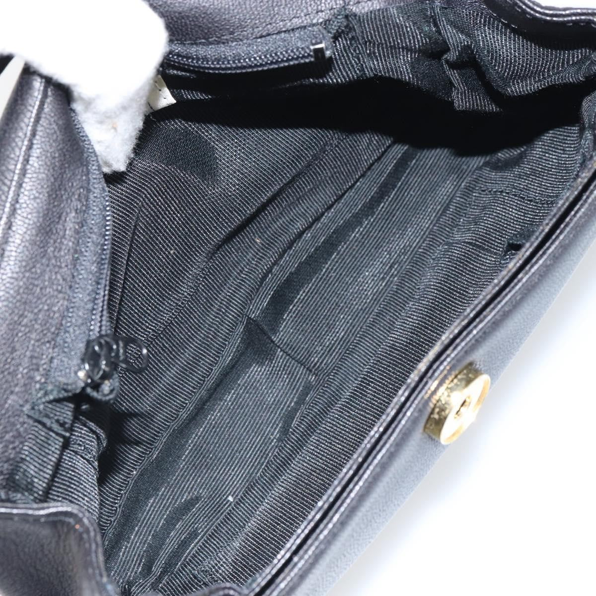 Givenchy Vintage 4G Shoulder Bag Leather Black Leather Shoulder Bag Bag (Pre-Owned)