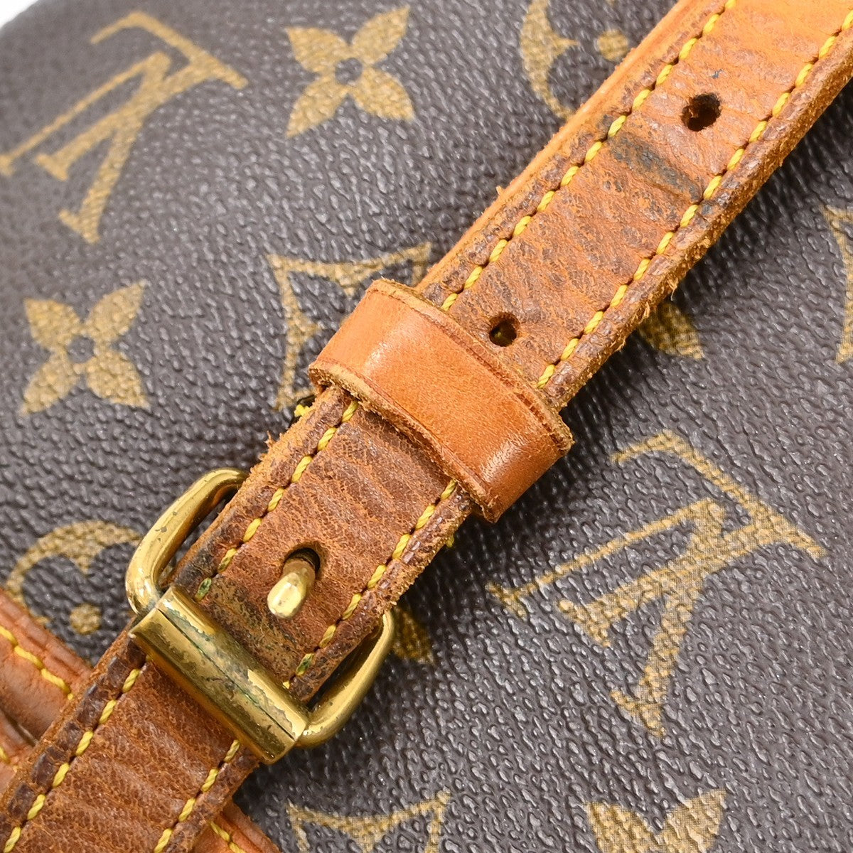 Louis Vuitton Bucket Bag Monogram Canvas Brown Canvas Handbag (Pre-Owned)