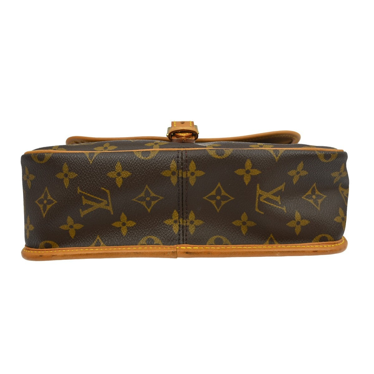 Louis Vuitton Sologne Handbag Monogram Canvas Brown Canvas Handbag (Pre-Owned)