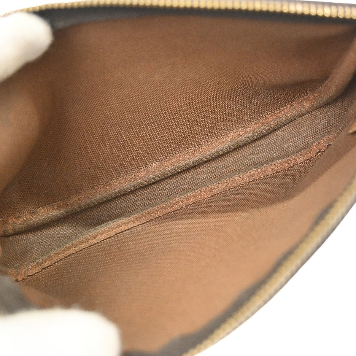 Louis Vuitton Pochette Accessoires Nm Monogram Canvas Brown Canvas Clutche & Pouche Bag (Pre-Owned)