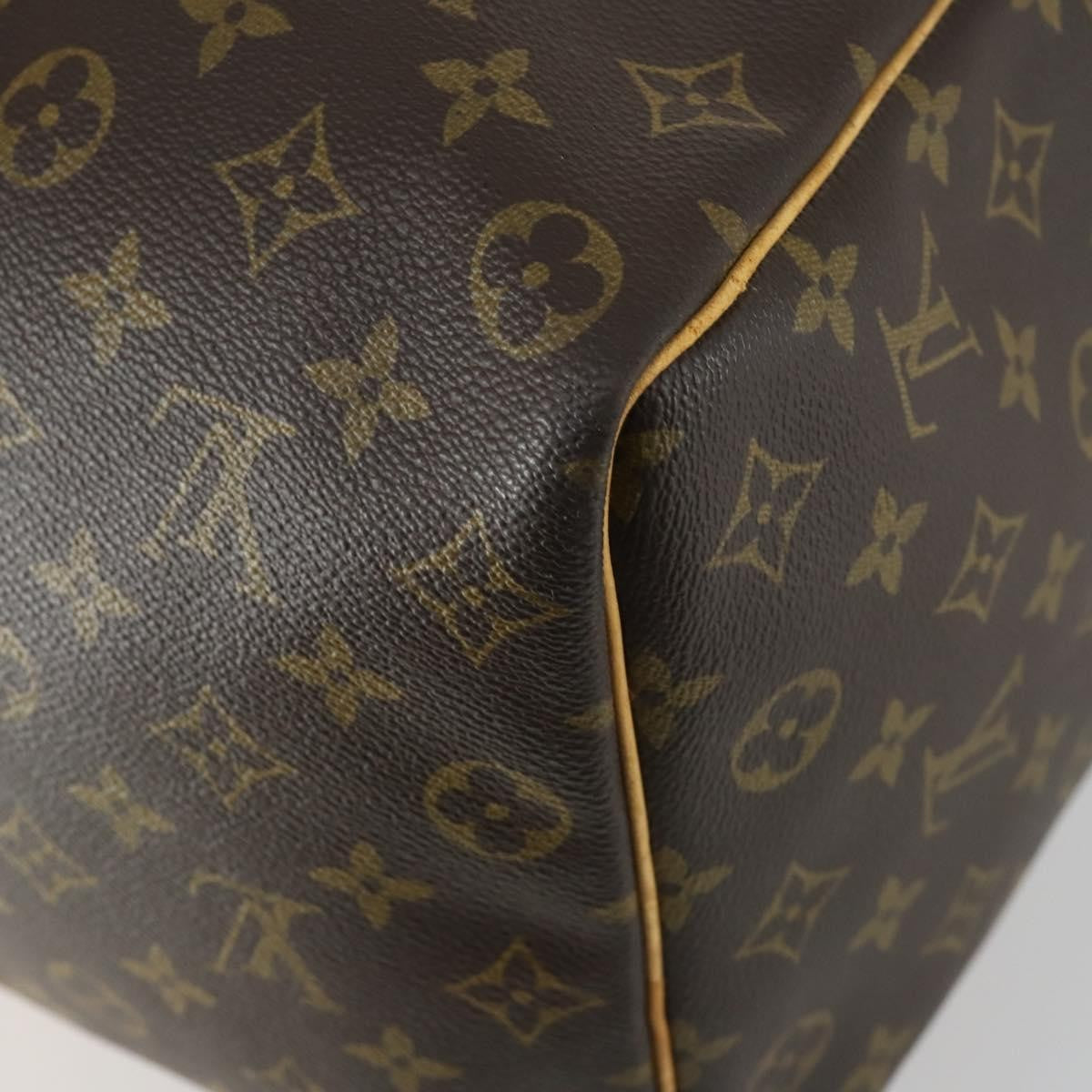 Louis Vuitton Keepall Bag Monogram Canvas Brown Canvas Travel Bag Bag (Pre-Owned)