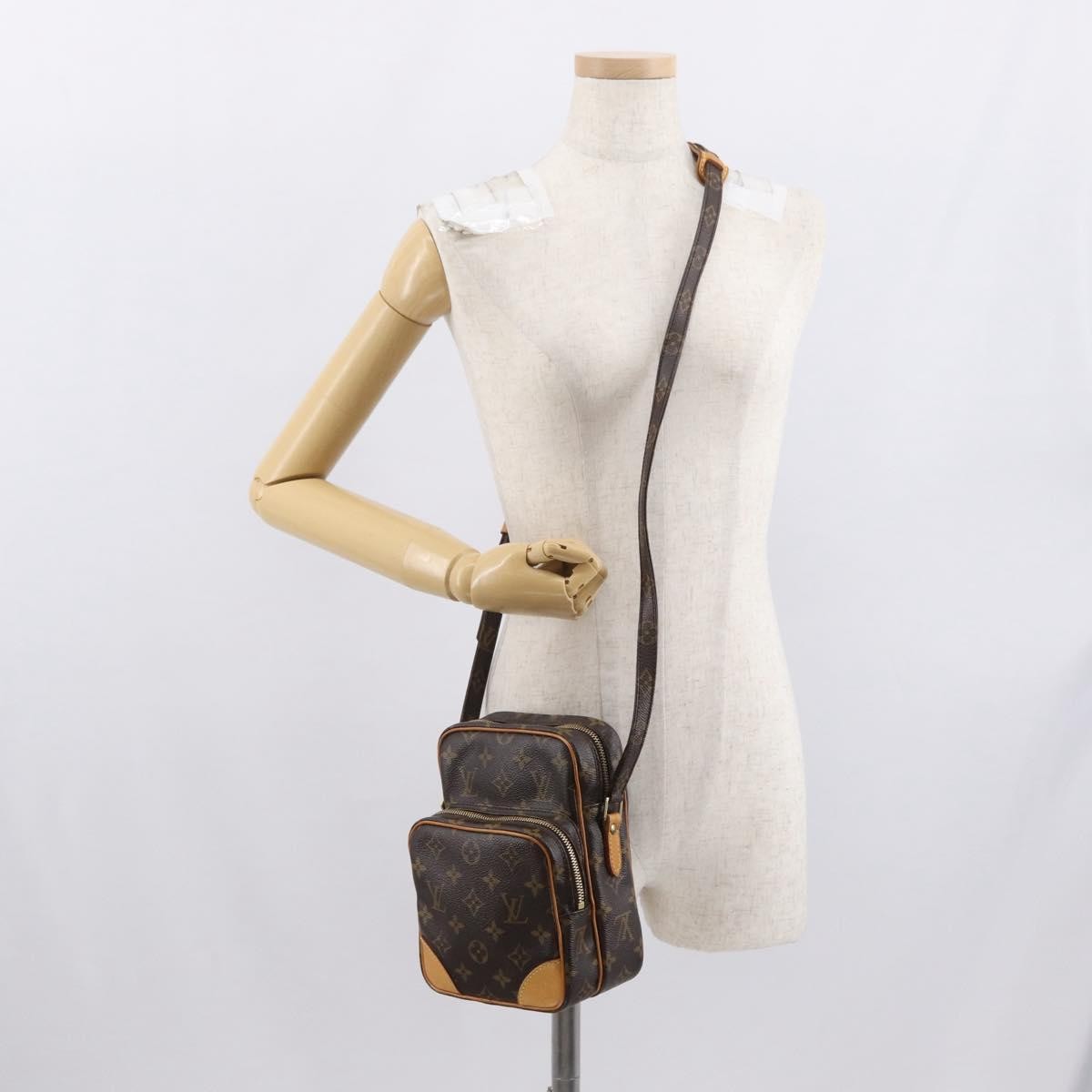 Louis Vuitton Amazone Bag Monogram Canvas Brown Canvas Shoulder Bag Bag (Pre-Owned)