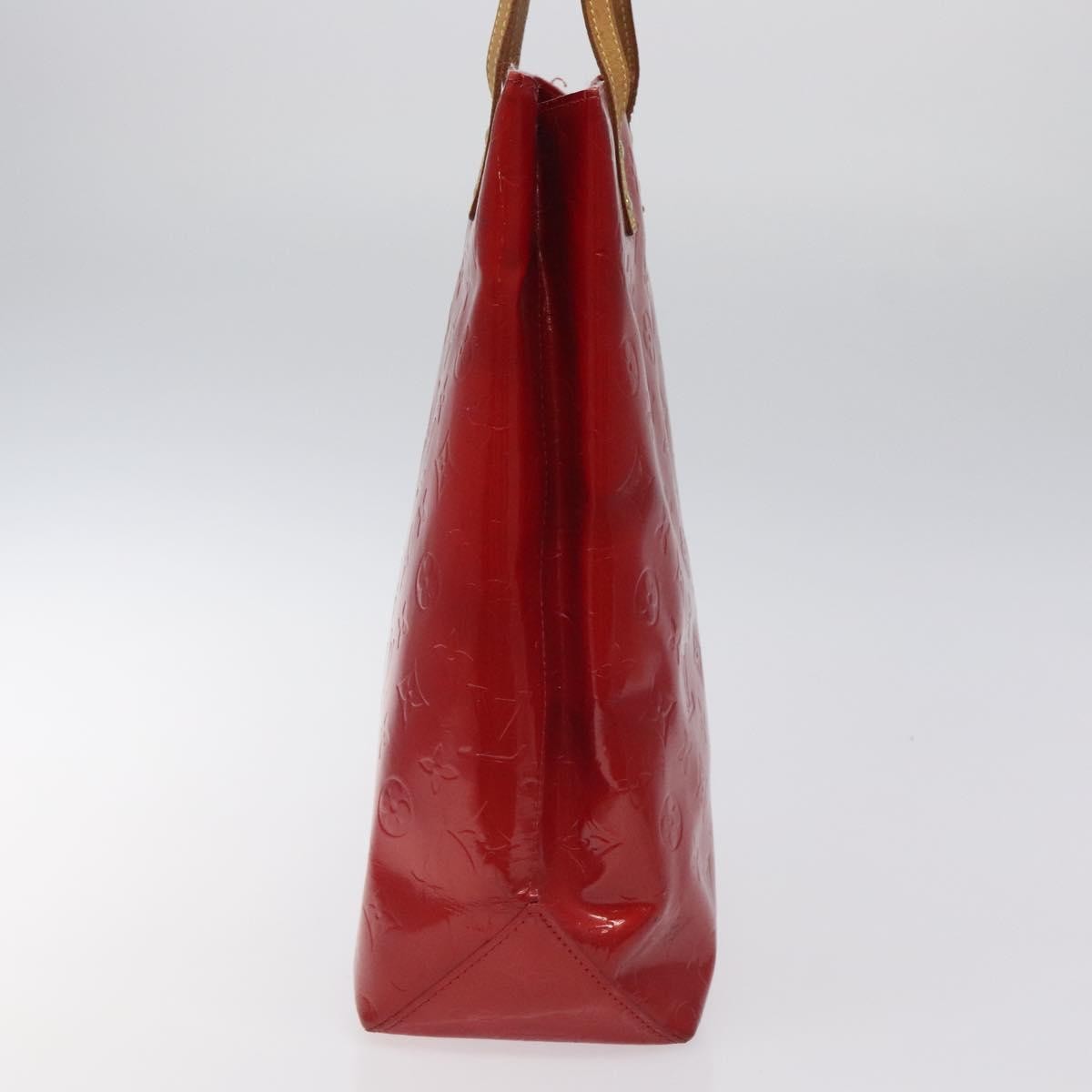 Louis Vuitton Reade Handbag Monogram Vernis Red Patent_Leather Handbag (Pre-Owned)