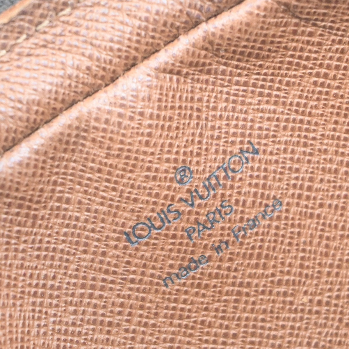 Louis Vuitton Pochette Marly Bandouliere Bag Monogram Canvas Brown Leather Shoulder Bag Bag (Pre-Owned)