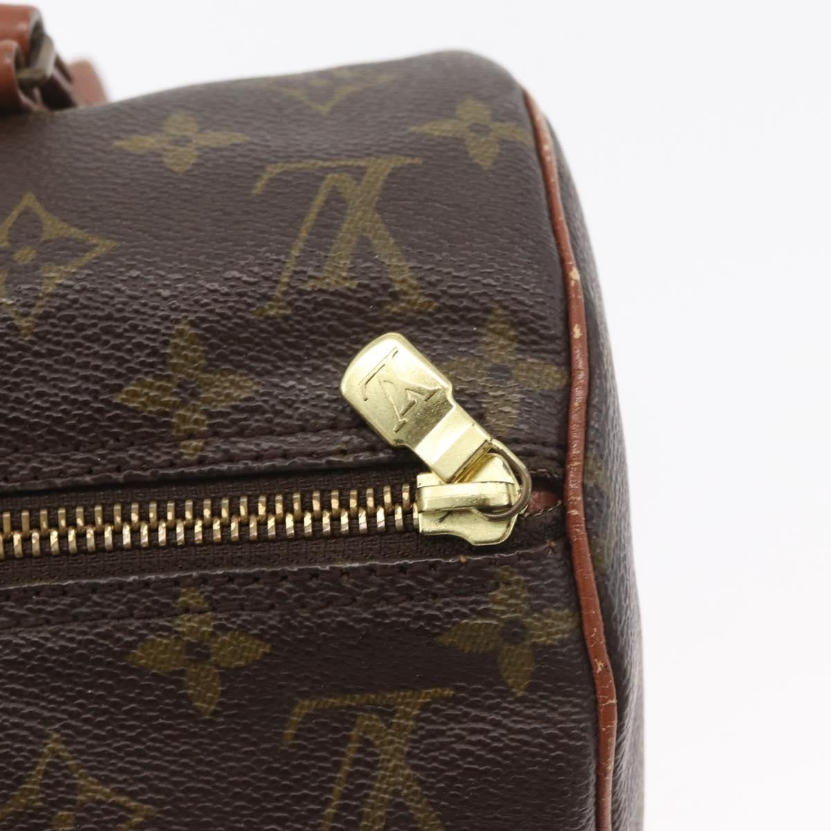Louis Vuitton Papillon Handbag Monogram Canvas Brown Canvas Handbag (Pre-Owned)