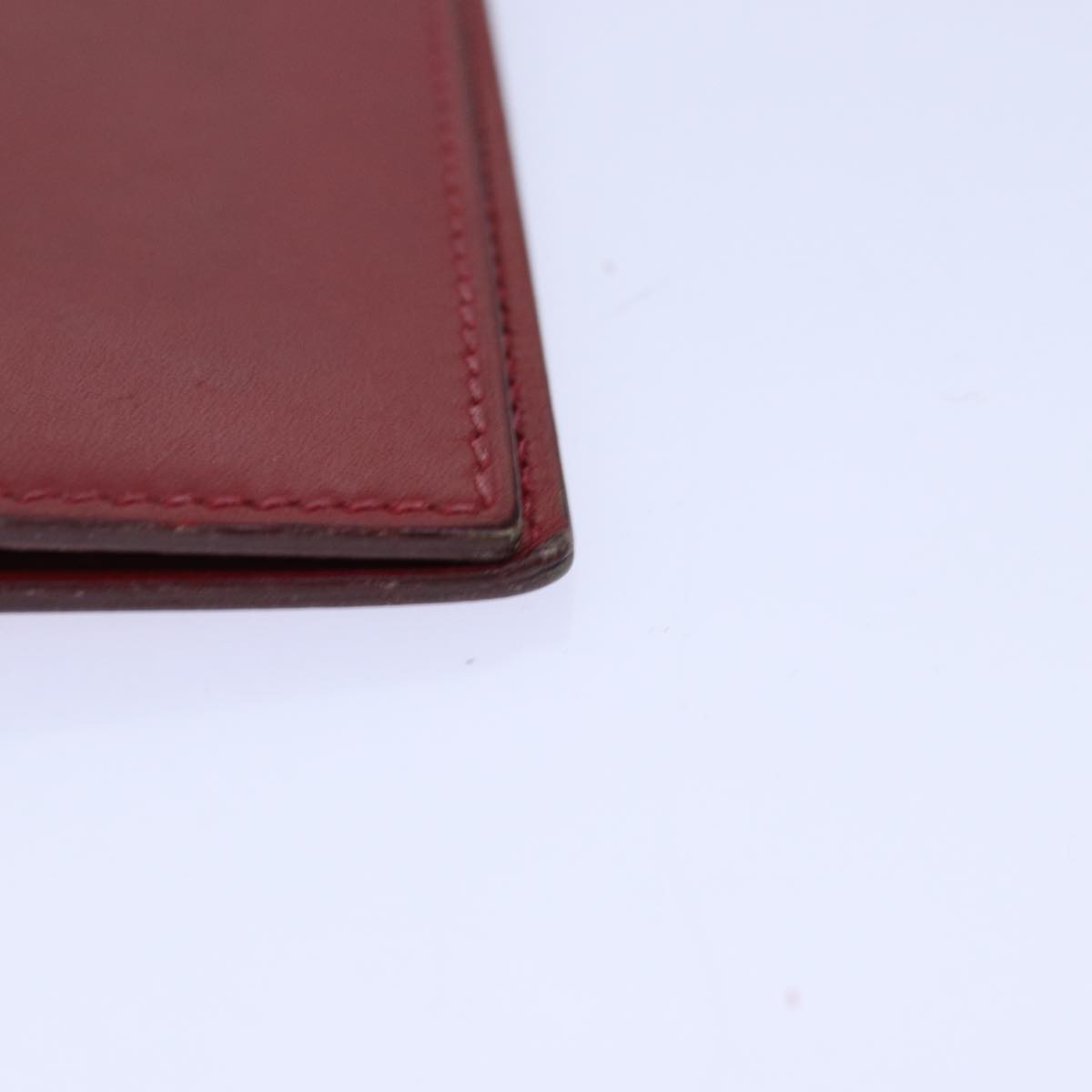 Hermes Agenda A6 Day Planner Housse Leather Red Leather Wallets Accessory (Pre-Owned)