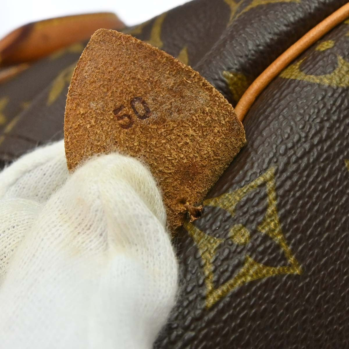 Louis Vuitton Keepall Bag Monogram Canvas Brown Canvas Travel Bag Bag (Pre-Owned)