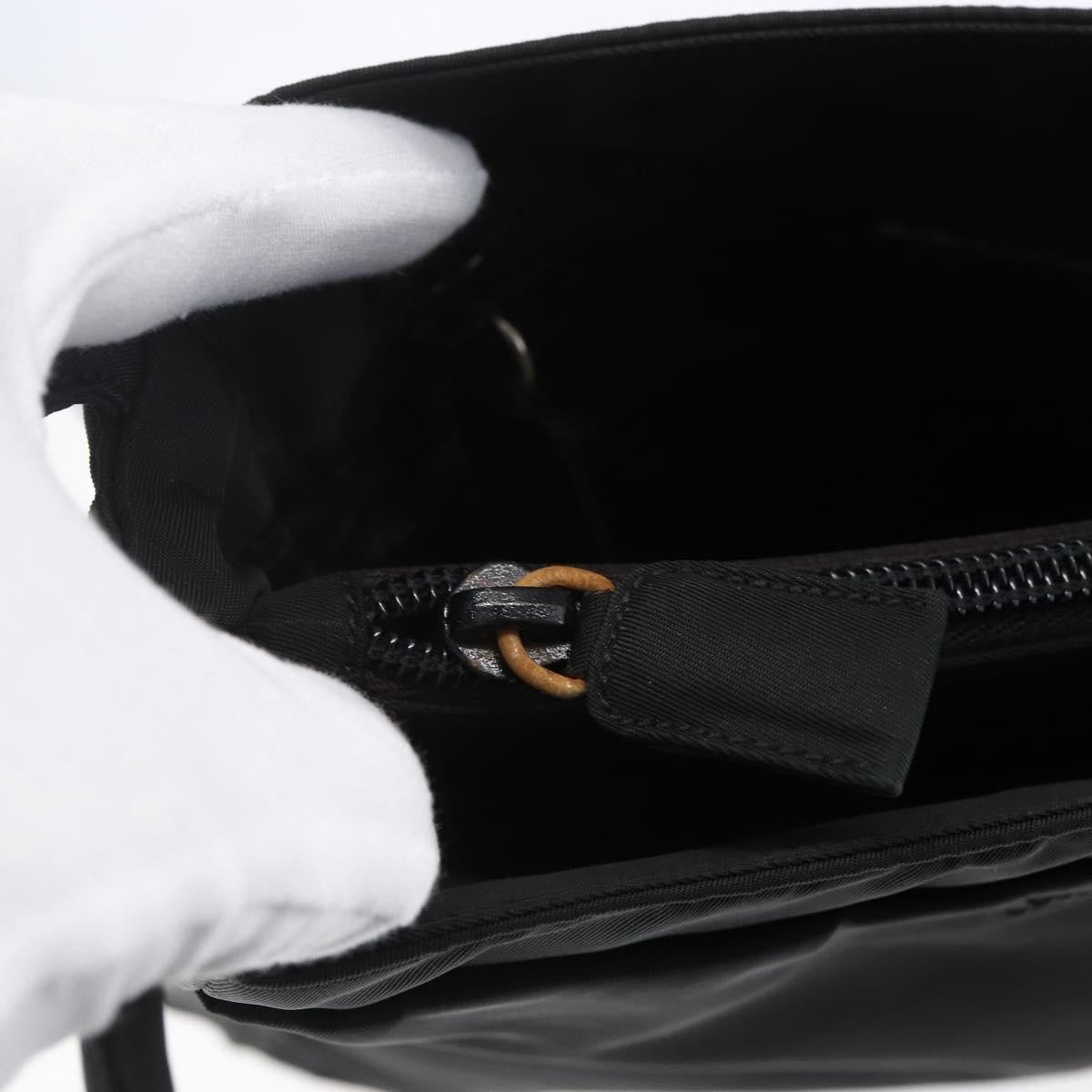 Prada Vintage Shoulder Bag Tessuto Black Nylon Shoulder Bag Bag (Pre-Owned)