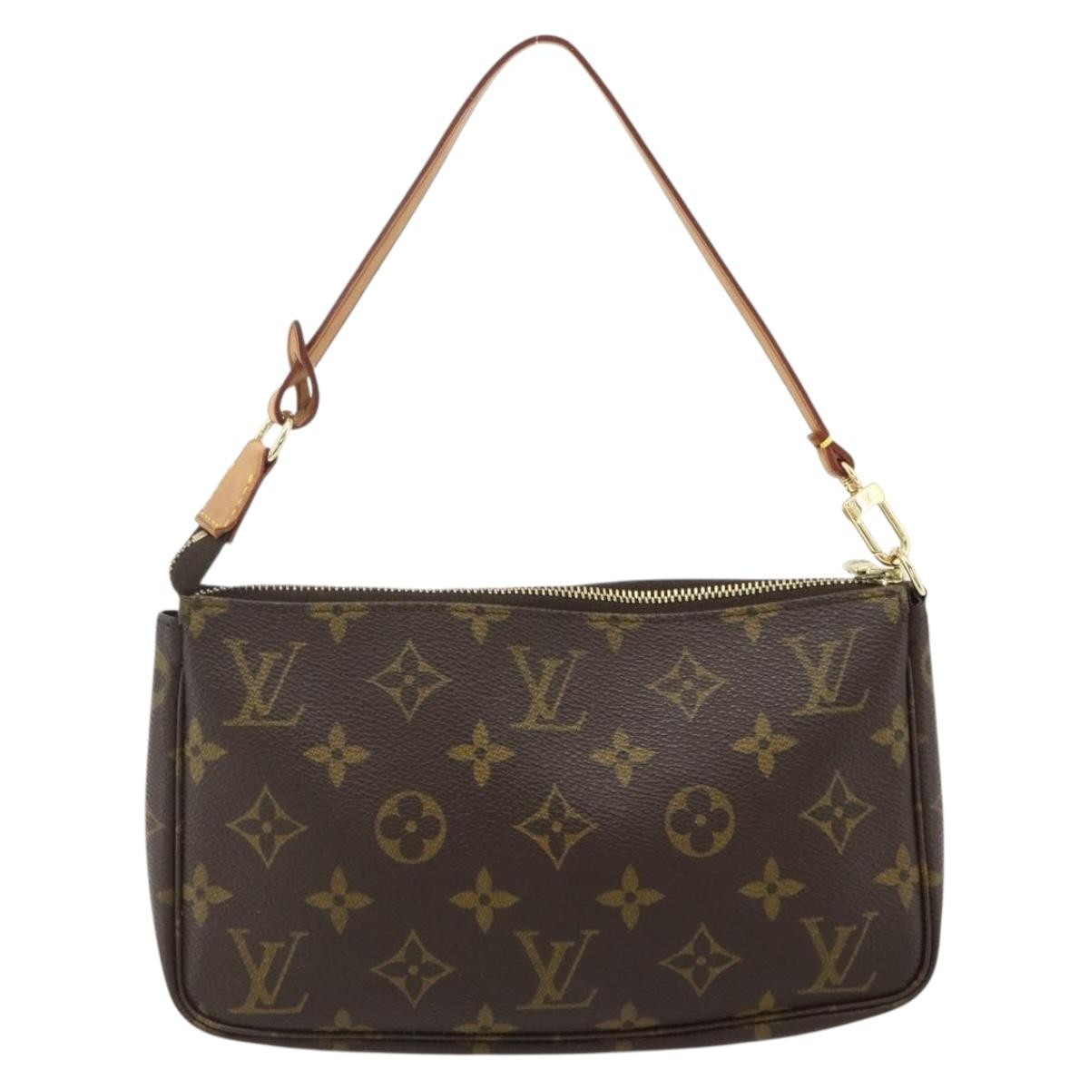 Louis Vuitton Pochette Accessoires Monogram Canvas Brown Canvas Clutche & Pouche Bag (Pre-Owned)