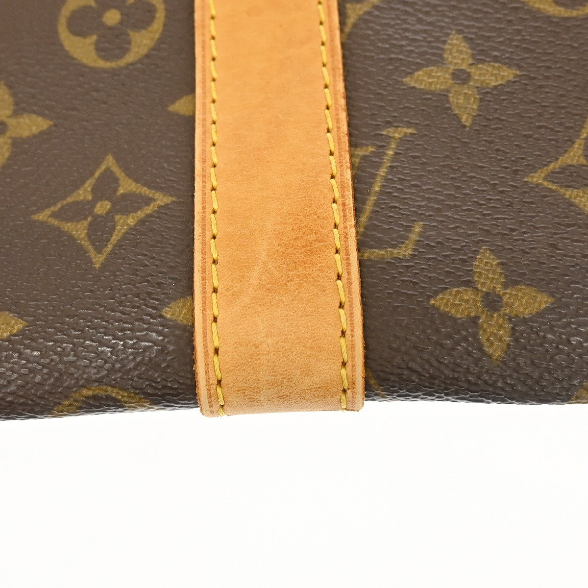 Louis Vuitton Keepall Bag Monogram Canvas Brown Canvas Travel Bag Bag (Pre-Owned)