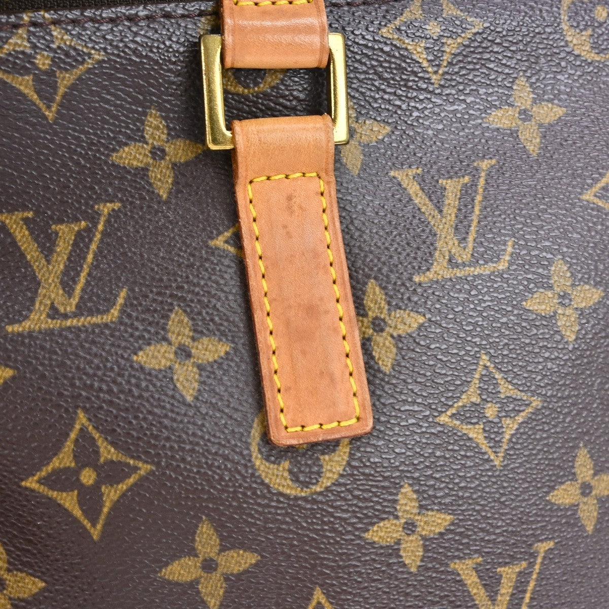 Louis Vuitton Cabas Mezzo Monogram Canvas Brown Canvas Tote Bag Bag (Pre-Owned)