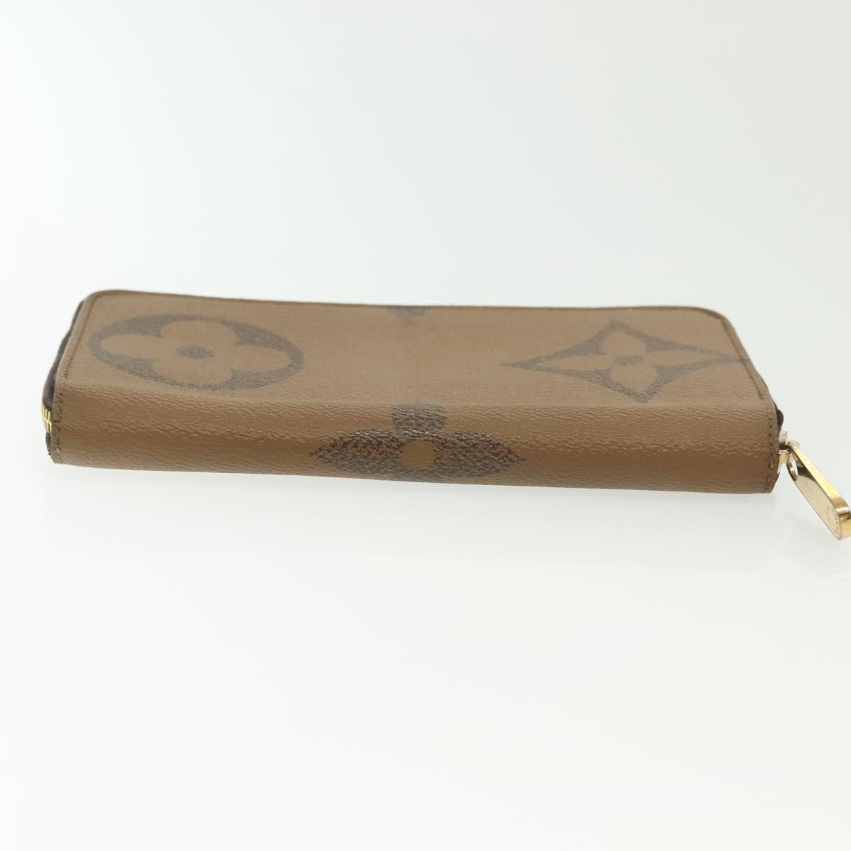 Louis Vuitton Zippy Wallet Canvas Brown Canvas Wallets Accessory (Pre-Owned)