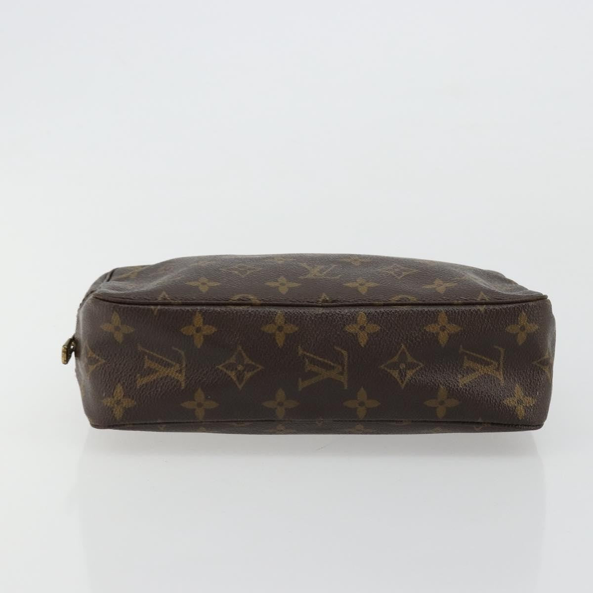 Louis Vuitton Trousse Toiletry Pouch Monogram Canvas Brown Canvas Toiletry Case Accessory (Pre-Owned)