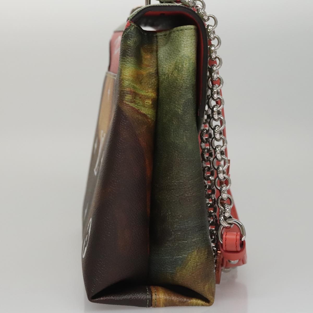 Louis Vuitton Chain Shoulder Bag Limited Edition Jeff Koons Da Vinci Print Canvas Multicolour Canvas Shoulder Bag Bag (Pre-Owned)
