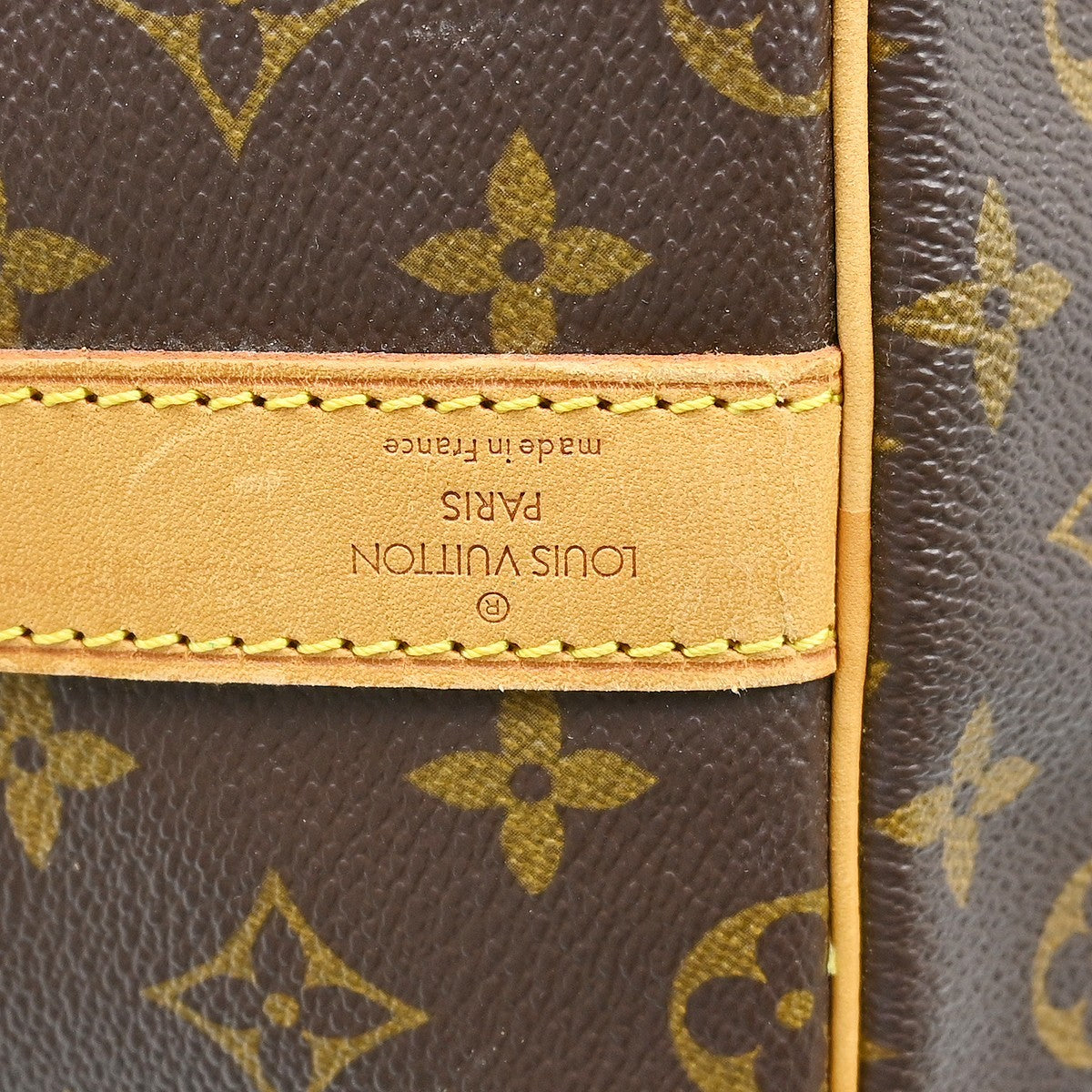 Louis Vuitton Keepall Bandouliere Bag Monogram Canvas Brown Canvas Travel Bag Bag (Pre-Owned)