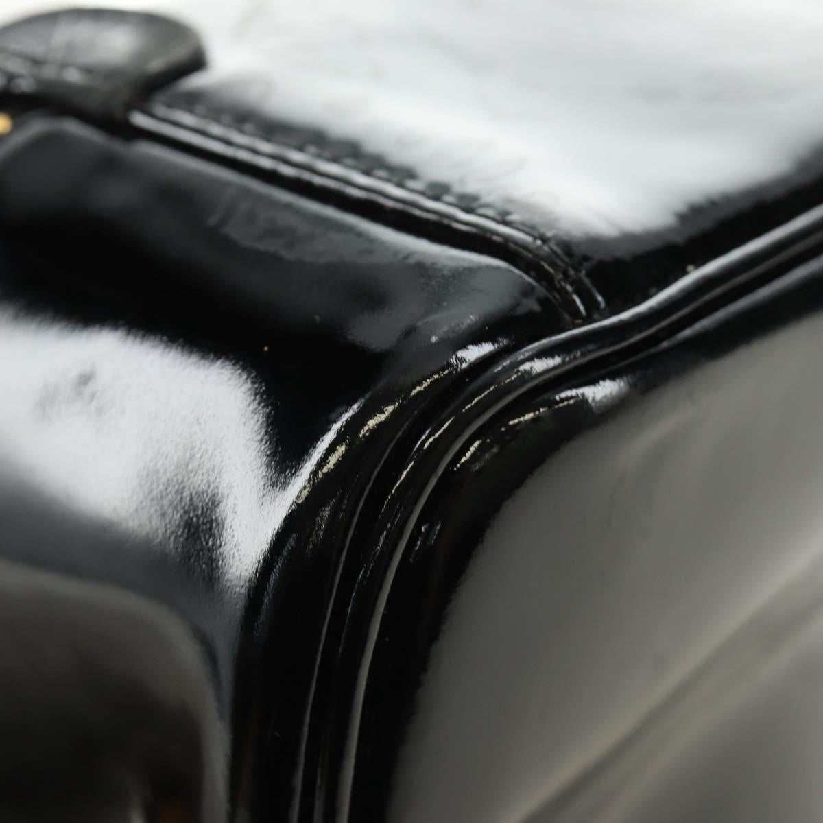 Chanel Vintage Timeless Cosmetic Case Patent Black Patent_Leather Clutche & Pouche Bag (Pre-Owned)