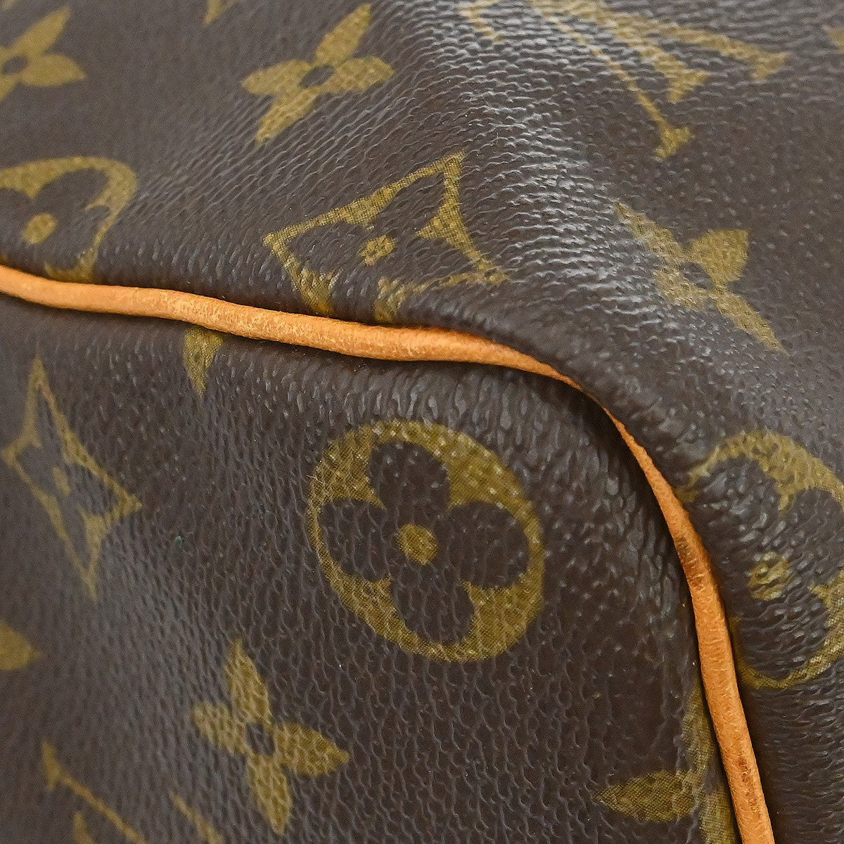 Louis Vuitton Speedy Handbag Monogram Canvas Brown Canvas Handbag (Pre-Owned)